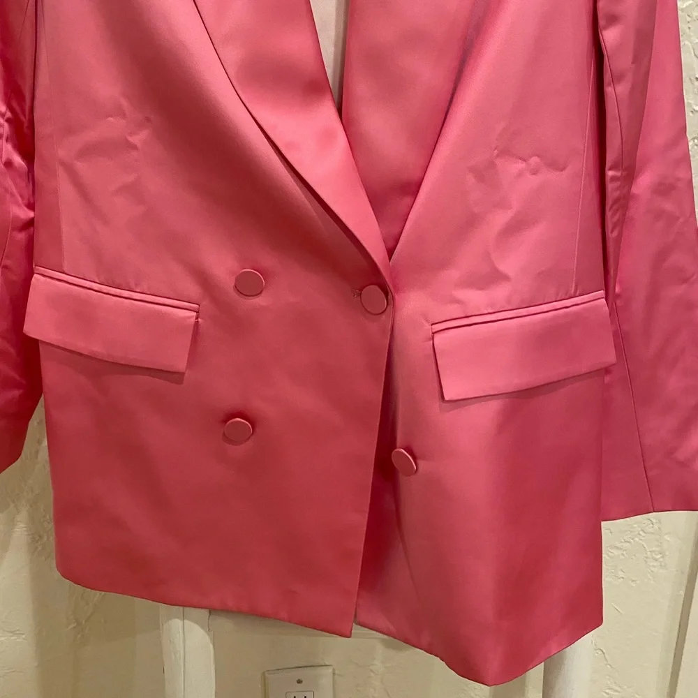 A.L.C. Riley Jacket Oversized Blazer in Chateau Rose Pink Size 0